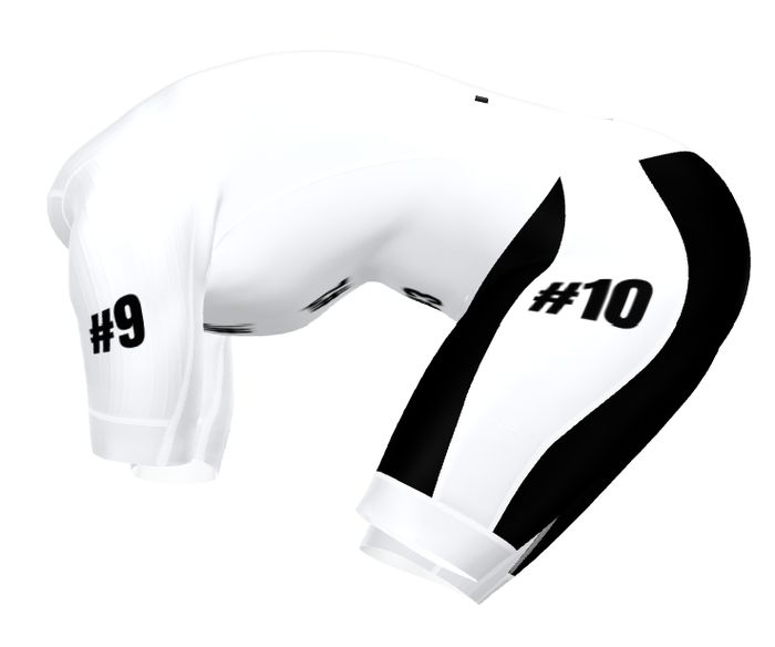 Detail render, sleeve 9 and thigh 10