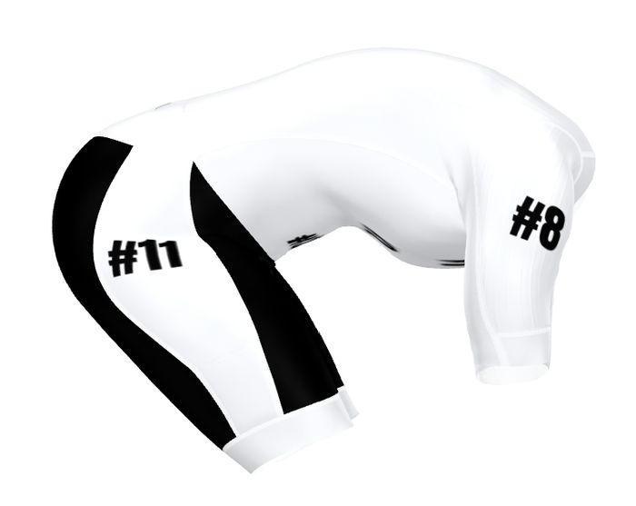 Detail render, sleeve 8 and thigh 11